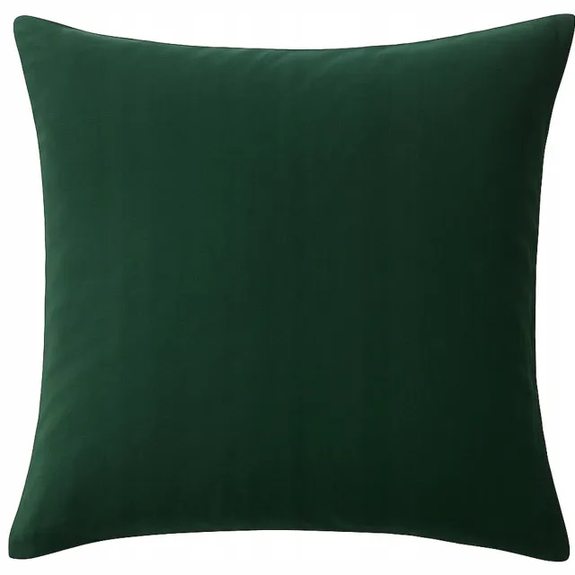 Fitizzio Katoenen Kussensloop 40x40cm Groen met Rits - Zacht & Duurzaam