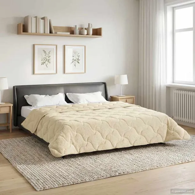 vidaXL Vol jaar dekbed 220 x 240 cm Crème