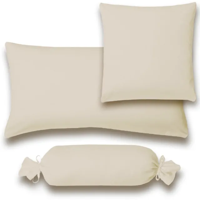 Estella 200 Serie - Kussensloop - 15 x 40 cm - Jersey - Beige