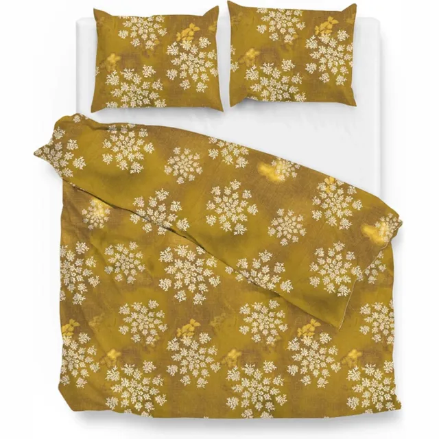 Zo! Home Bassett Dekbedovertrek - Lits-jumeaux - 240x200/220 cm - Gold Goud