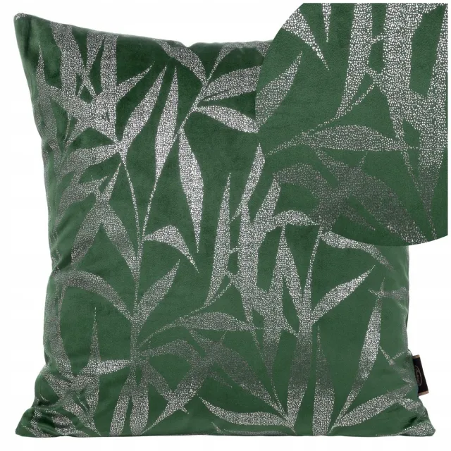 Eurofirany Decoratieve Kussenhoes BLINK22 Fluweel Donkergroen 45x45 cm