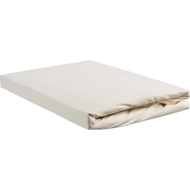 Beddinghouse Percale Katoen - Topper Hoeslaken - 140x210 cm - Naturel / Off-White