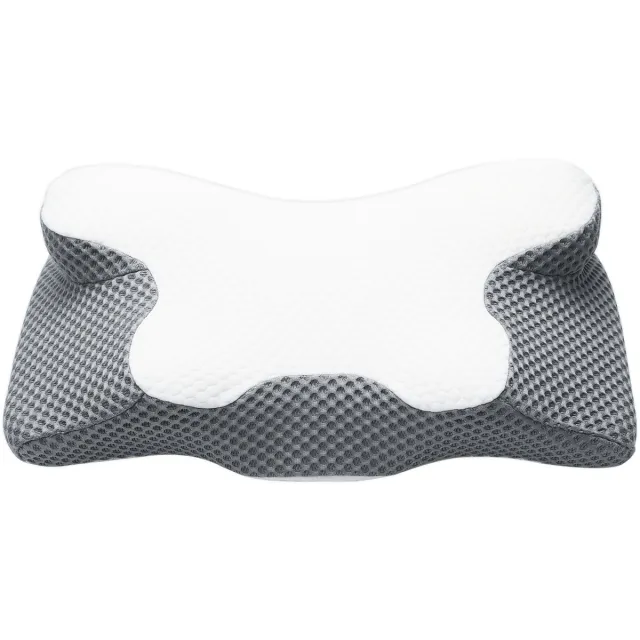 STILVORA Hoofdkussens - Traagschuim Kussen - Ergonomisch Hoofdkussen - Neck Support Kussen - Slaap Kussen - Grijs