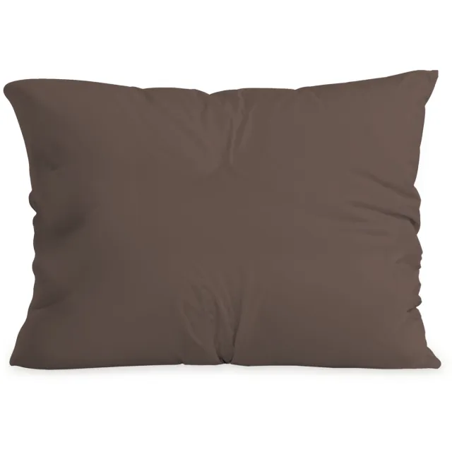 Zelesta Comfort Duo Kussensloop - Chocoladebruin 80x80cm