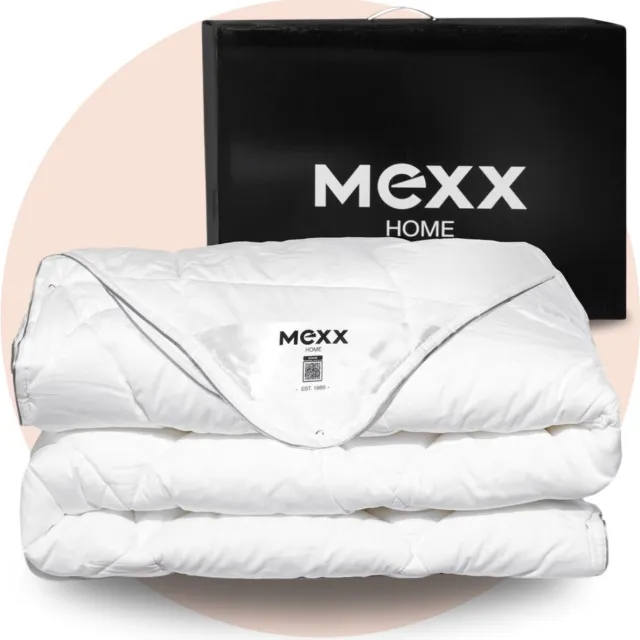 Mexx 4-Seizoenen Dekbed - 240×200 cm - zomer en winterdekbed - synthetisch dons - anti-allergie - anti-huisstofmijt Wit