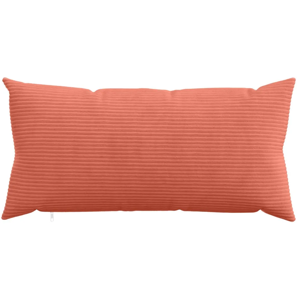 vidaXL Kussensloop 2 st HEERLEN Rood-oranje 40 x 80 cm corduroy