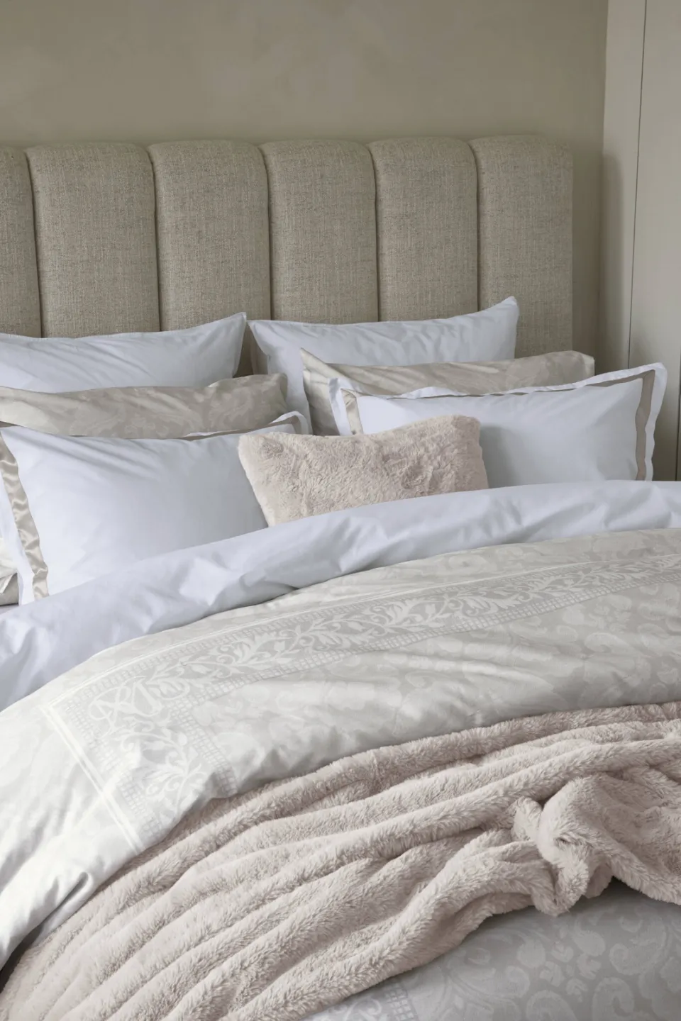 Riviera Maison plaid beige, foto 2