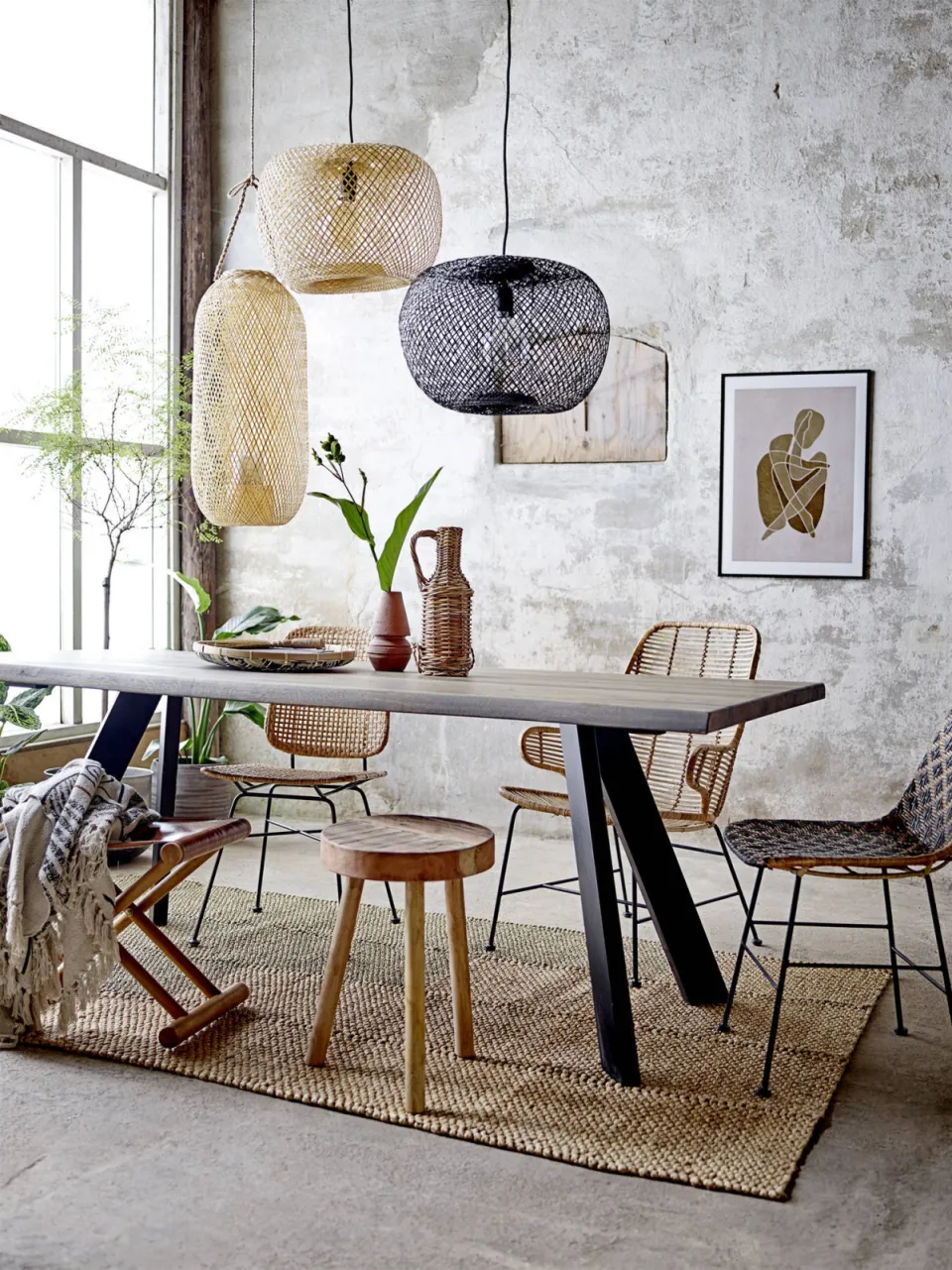 Bloomingville plaid naturel, foto 4