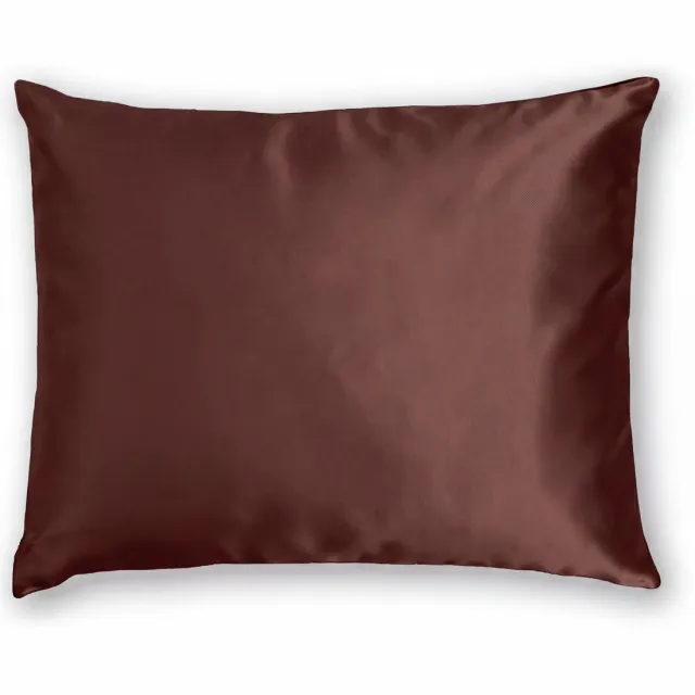 Silk Heaven Zijden kussensloop 60x60cm Rich Mocha hotelsluiting - 19 Momme - 100% moerbeizijde - Silk Heaven - 60x60cm / Hotelsluiting Bruin
