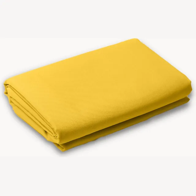 Y-NOT - Crispy Cotton Hoeslaken Topper - 180x220 - tot 15 cm matrasdikte - 100% Katoen - 180 draaddichtheid - Geel