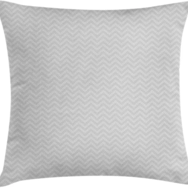 ABAKUHAUS hoekkussenhoes – 50x50 cm – Dubbelzijdig bedrukt Dunkelgrau
