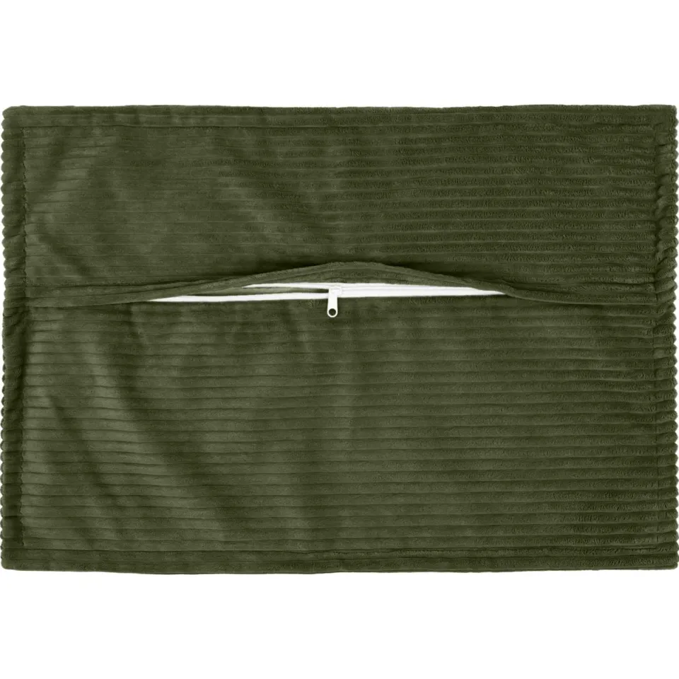 vidaXL Kussensloop 2 st HOUTEN Groen 50 x 75 cm corduroy, foto 4