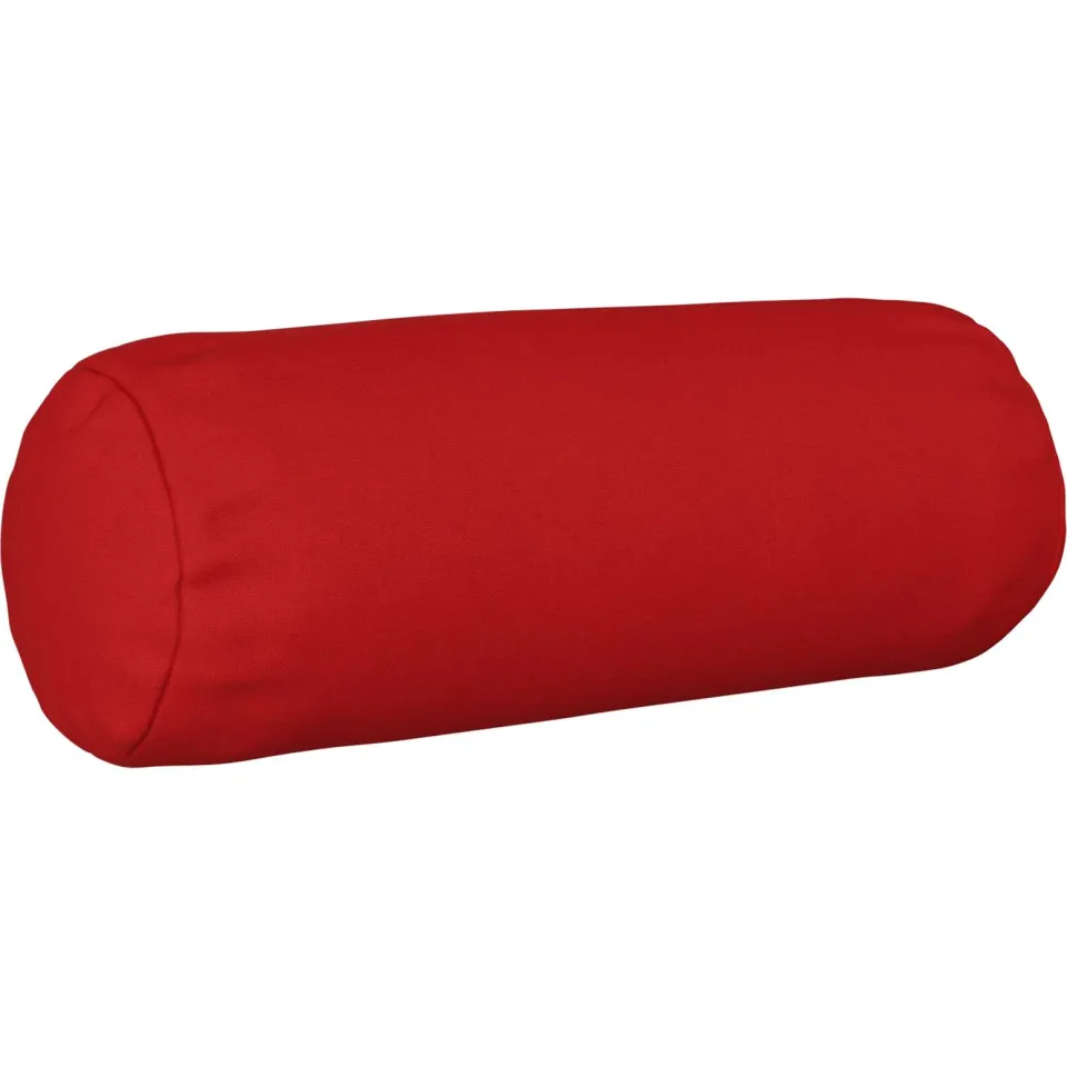 vidaXL Kussensloop 6 st HEERLEN Rood Dia. 15 x 40 cm Stof