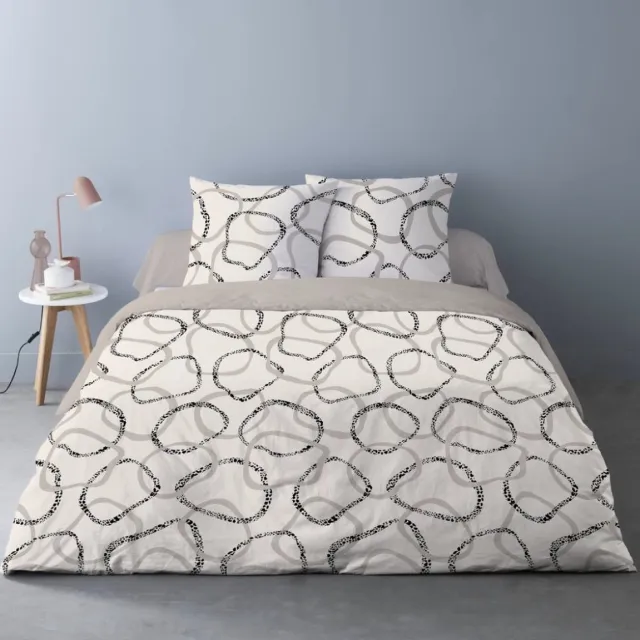 Better Nights Dekbedovertrek Roan 260x240 Beige - Creme - Taupe beige creme taupe