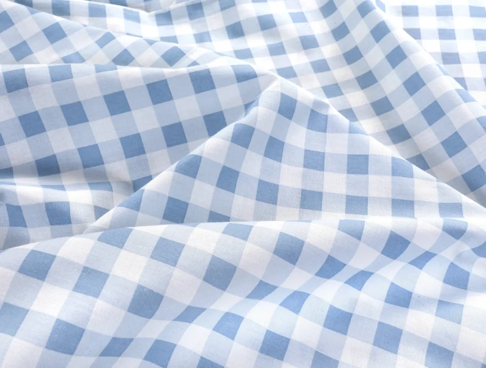 NOUS Kids katoenen dekbedovertrek ledikant blauw, foto 5