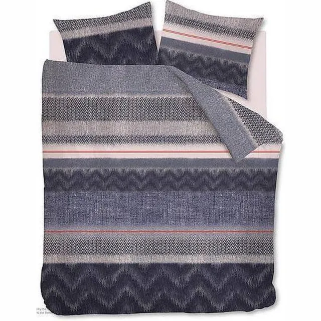 Oilily Moonlight Dekbedovertrek - Tweepersoons - 200x200/220 cm - Bluegrey