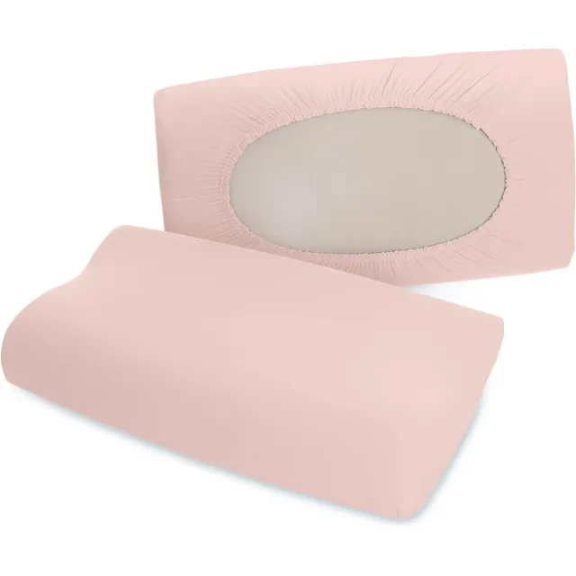 schlafgut Pure flexible Kussensloop S-XL 334 Purple Light Roze