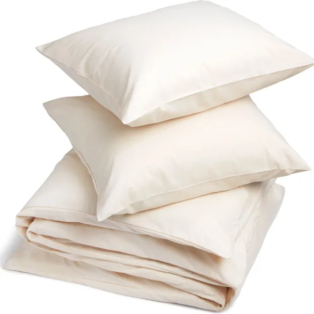 Yumeko dekbedovertrek katoen TENCEL™ latte chambray 200x220 + 2/60x70 - Biologisch & ecologisch