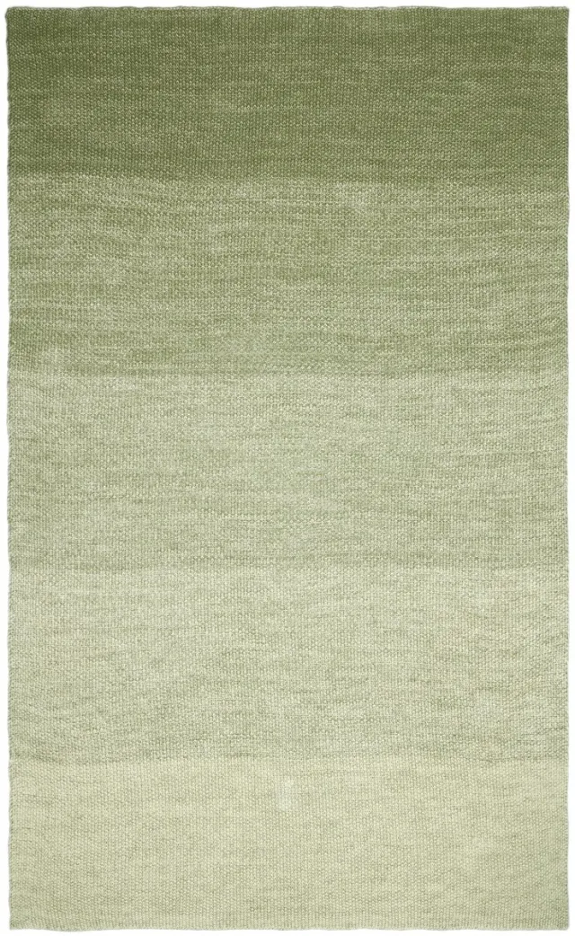 Marc O'Polo Nordic Knit Melange Plaid Mosgroen - 130x170 cm
