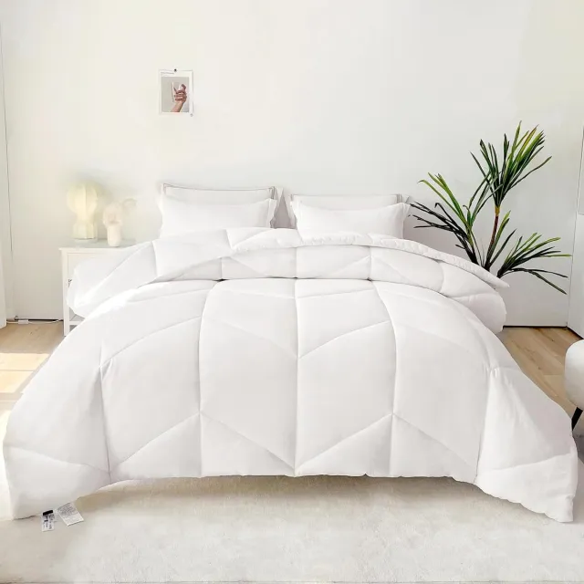 Ökotex 100 Dekbed 220x240 | vierseizoenendekbed 4 seizoenen | dekbed 300gsm | 100% microvezel | super zacht dekbed | Ökotex 100 | wit