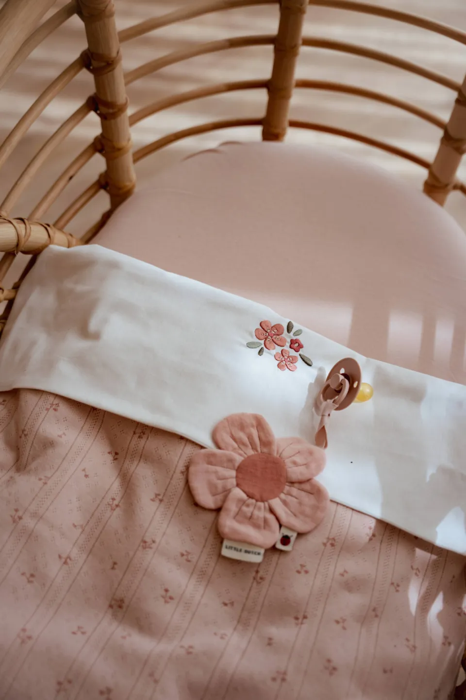 Little Dutch hoeslaken Pure Blossom Roze, foto 5