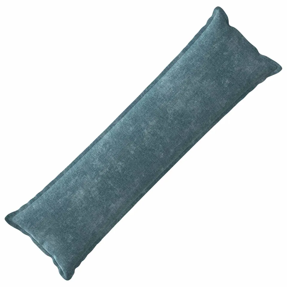 vidaXL Kussensloop HOUTEN Blauw 40 x 145 cm Chenille Stof, foto 3