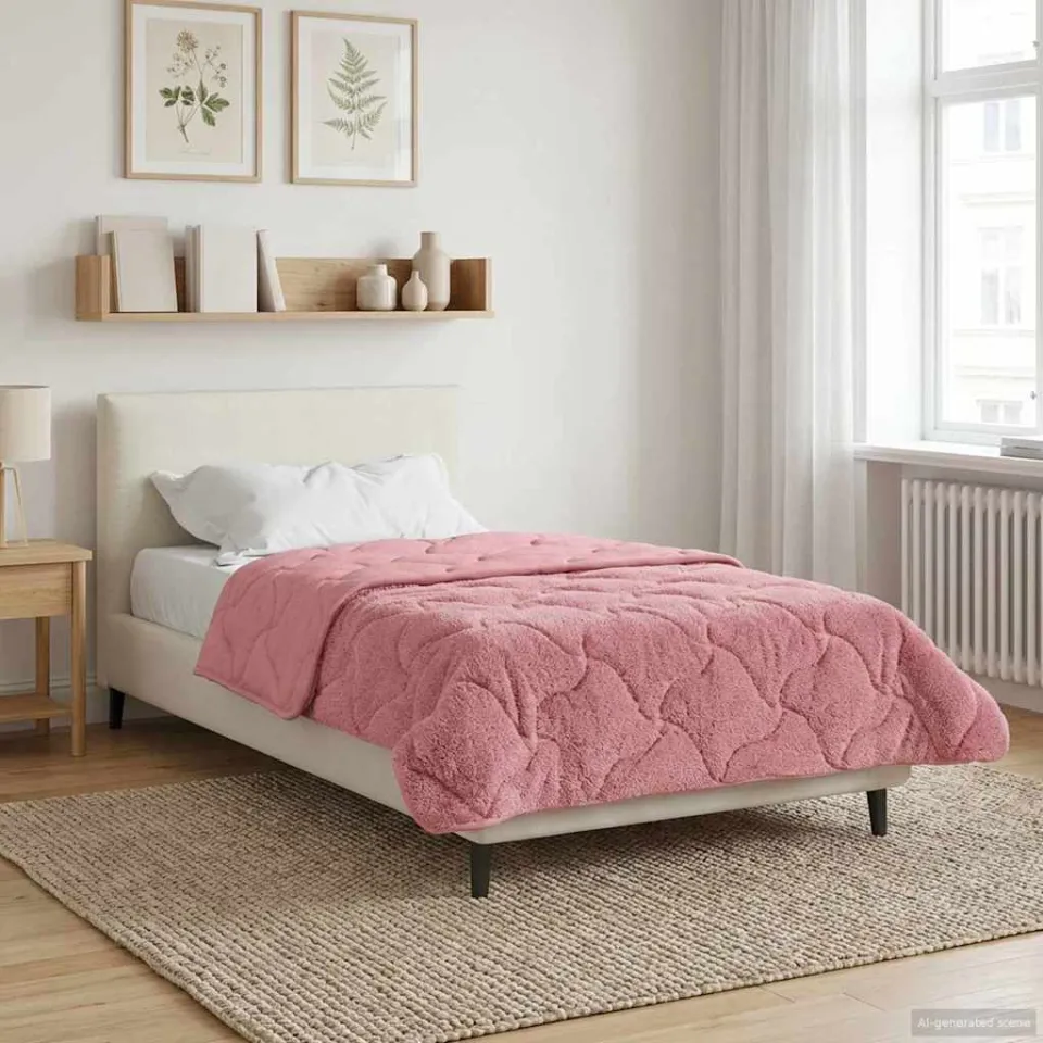 vidaXL Zomer Dekbed 155 x 220 cm Zomer 200 GSM roze, foto 4