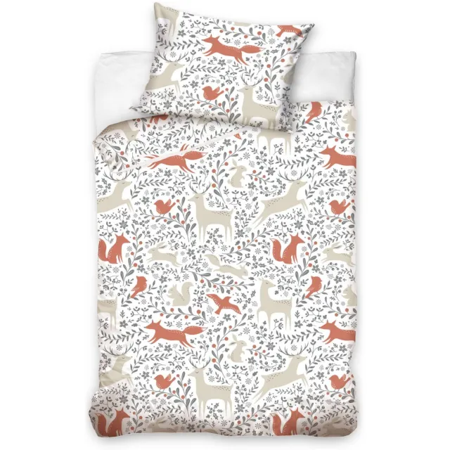 Carbotex BABY Dekbedovertrek Dieren - Katoen Multicolor