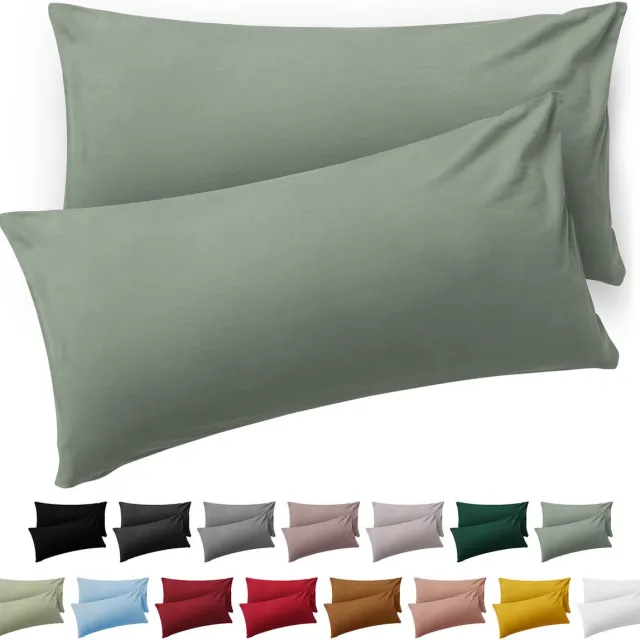 Blumtal Kussensloop Microvezel Kussenhoes 50 x 70 cm - Summer Green - Set van 2