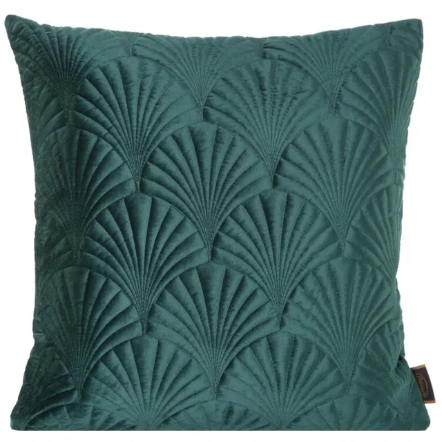 Eurofirany Decoratieve Kussenhoes Ria 45x45cm Donkergroen met Takkendessin