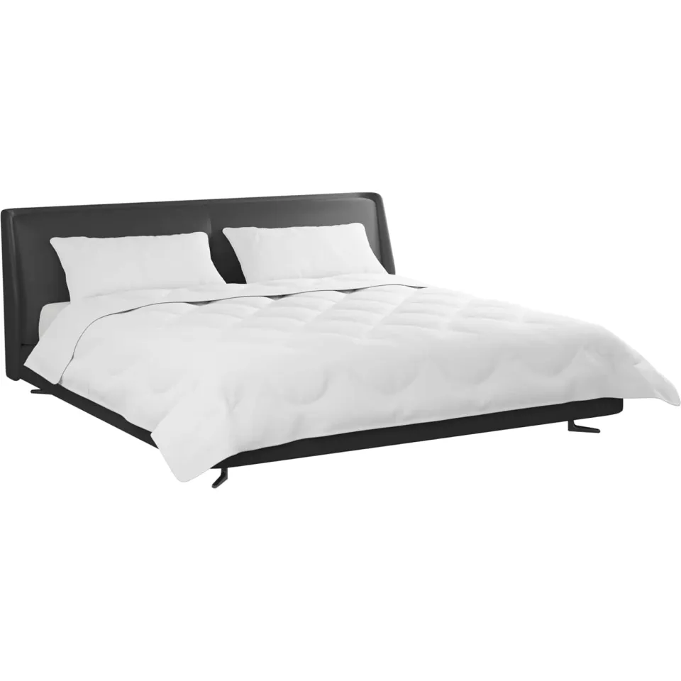 vidaXL Dekbed met kussen 3 st Wit Microfibre, foto 2