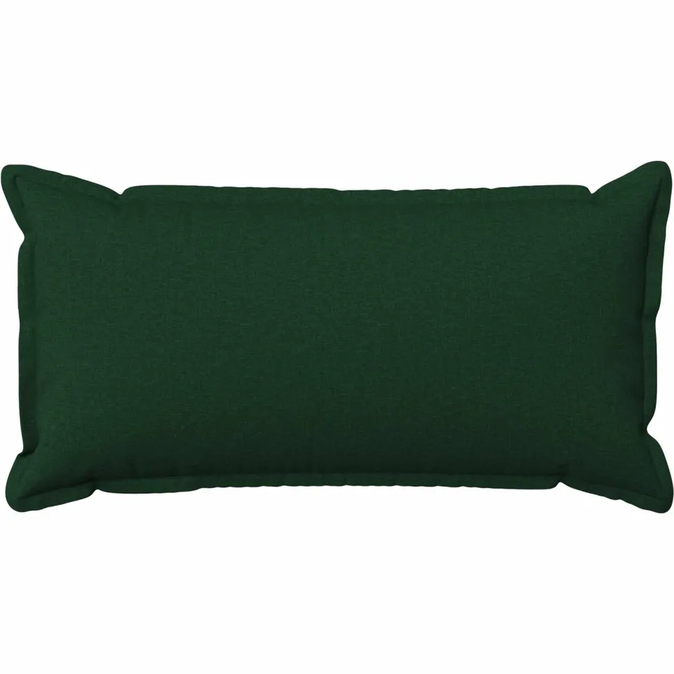 vidaXL Kussensloop 12 st HOUTEN Donkergroen 40 x 80 cm Faux Linnen