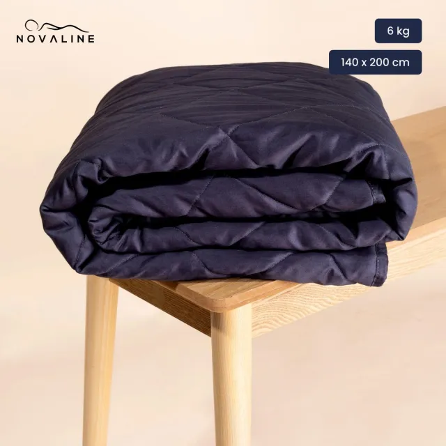 Novaline verzwaringsdekens - Weighted blanket - Volwassenen - Verzwaringsdeken - 1 persoons dekbed - 6 kg - 140 x 200 cm