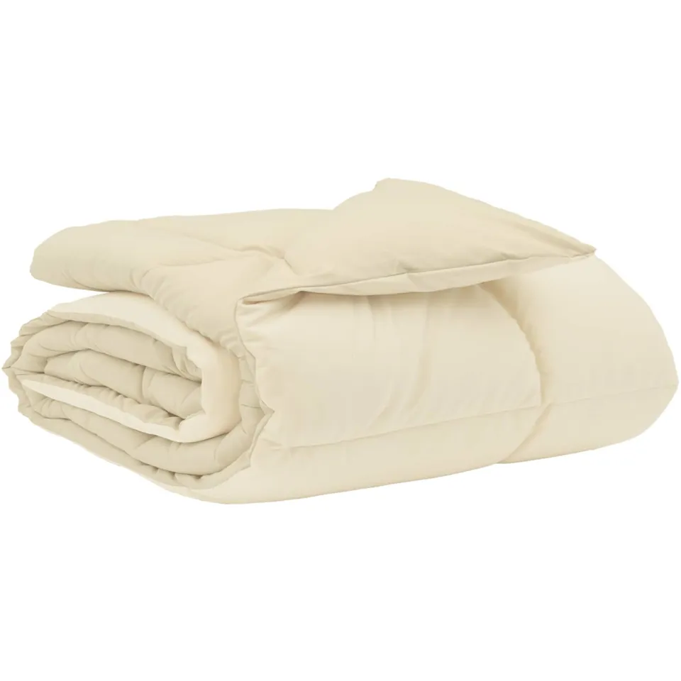 vidaXL Vol jaar dekbed 140 x 200 cm Microfiber (100% polyester) crème, foto 3