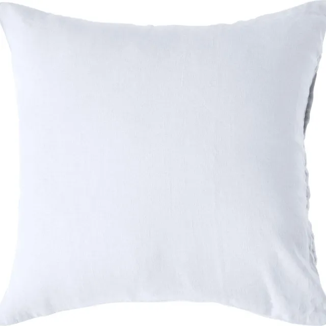 Homescapes Linnen kussensloop 60 x 60 cm - Wit