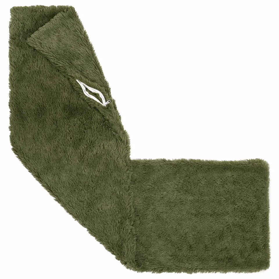 vidaXL Kussensloop 2 st HEERLEN Groen 40 x 145 cm PV Fleece, foto 4