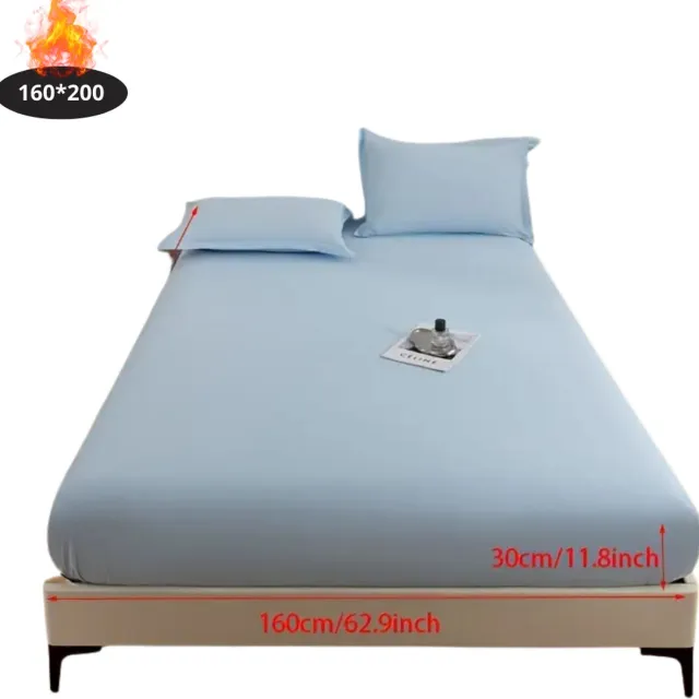Bovista Waterdicht Hoeslaken - Beddengoed - Fitted Sheet - Bed - Hemelsblauw 1560x200