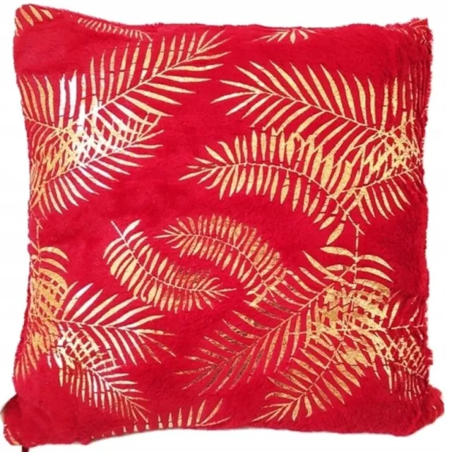 Granda Decoratieve Rode Kussenhoes 40x40 cm - Zacht Pluche Rood