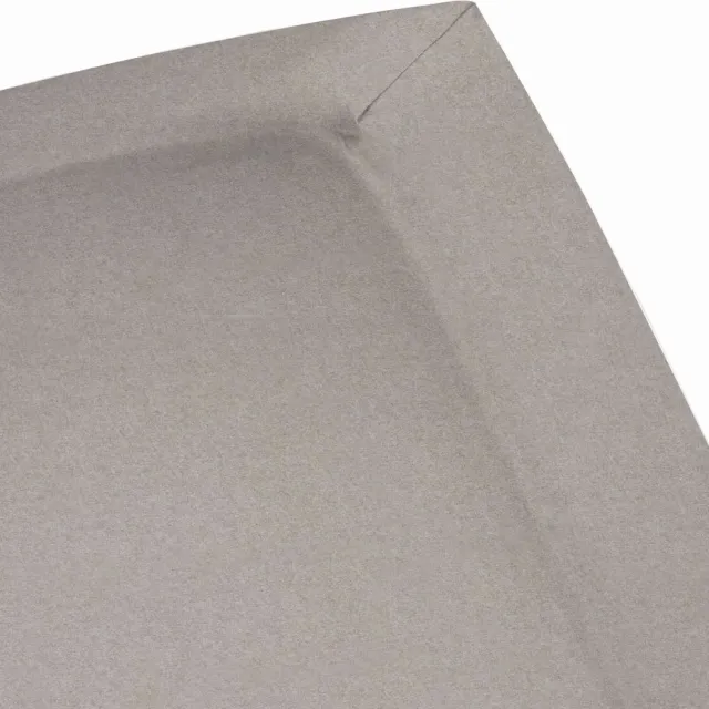Eleganzzz Topper Hoeslaken 180gr/m2 Hoogwaardig Flanel - Hoeslaken 90x200 - Taupe
