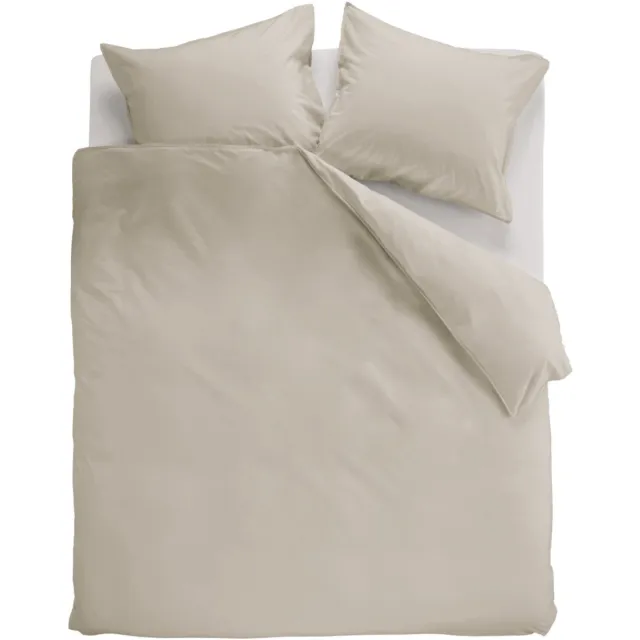 Linolux Dekbedovertrek Washed Cotton Stone 2 persoons