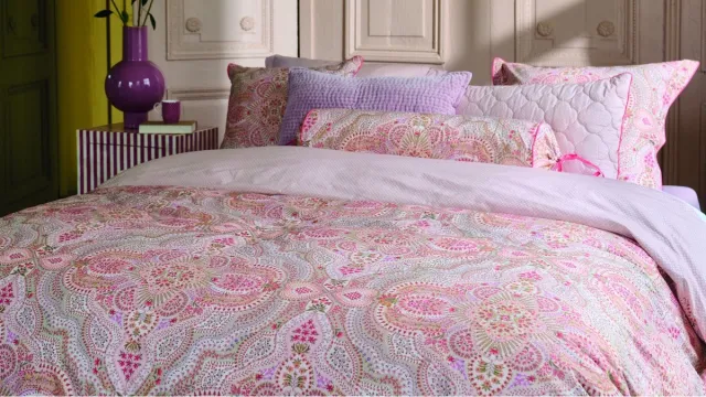 Pip Studio Moon Flower dekbedovertrek - Lits-Jumeaux - 240 x 200/220 cm - Licht roze