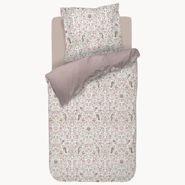 Pip Studio Katoenen perkal dekbedovertrekset Garden of Dove Wit