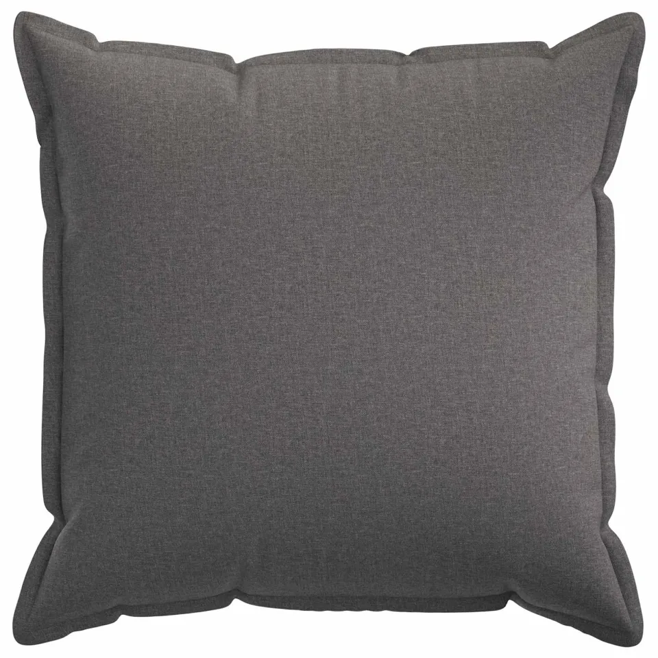 vidaXL Kussensloop 6 st HOUTEN Lichtgrijs 55 x 55 cm Faux Linnen