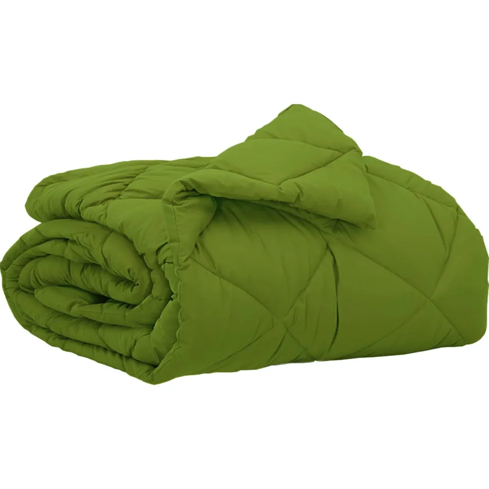 vidaXL Zomer Dekbed 220 x 140 cm 200 gsm Microvezel Groen, foto 3