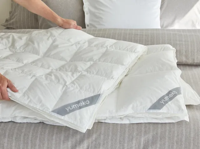 Yumeko dekbed ganzendons lente/herfst 200x200 - Biologisch & ecologisch Wit