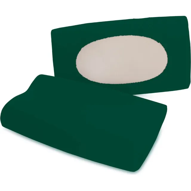 schlafgut Pure flexible Kussensloop S-XL 690 Green Deep Groen
