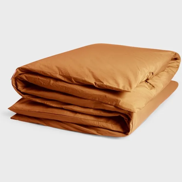 Yumeko dekbedovertrek percal katoen okergeel 260x240 (zonder slopen) - Bio, eco & fairtrade