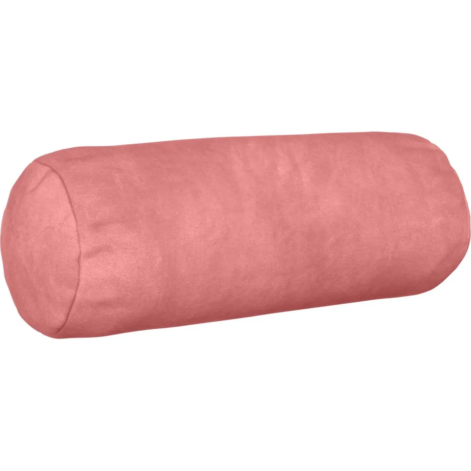 vidaXL Kussensloop 2 st HEERLEN Roze Dia. 15 x 40 cm fluweel