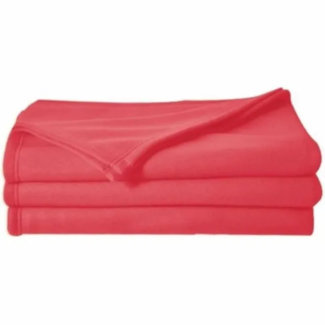 POYET MOTTE POLECO fleecedeken STRAWBERRY 220 aardbei roze (Fraise)