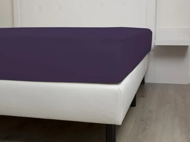 Heckettlane HnL Living - Hoeslaken - Katoen Perkal - 90 x 220 cm - Paars